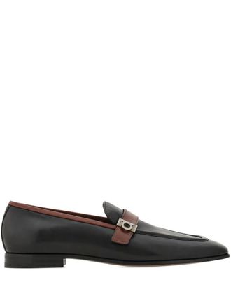 Ferragamo Gancini Hug-buckle loafers - Brown