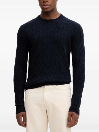 Hackett Sweater met ronde hals - Blauw