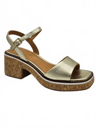 Andr&eacute; Assous Womens Louise Platform Sandal In Platino