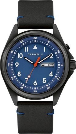 Caravelle Mens Classic Blue Dial Watch