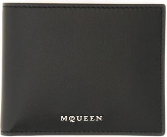 Alexander McQueen LB Calf - Heren - Portefeuilles - Zwart - ONE Size - Leer - Accessoires
