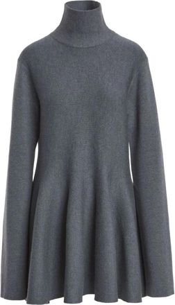 Khaite Clarice Jurk - Dames - Kleedjes - Grijs - L - Kleedjes
