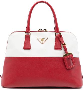 Prada Pre-owned Prada Medium Bicolor Saffiano Lux Promenade Satchel Ladies 2Y34P4BQDPZZZQ79