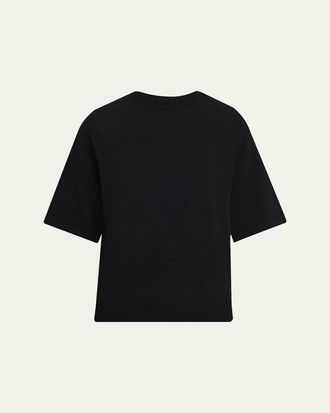 Michael Kors Crewneck Cashmere Knit Tee