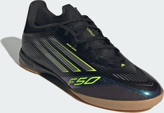 adidas adidas Performance Unisex F50 League Indoor Boots - Black - Size UK 10.5