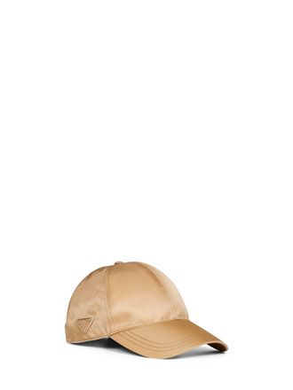 Prada Mens Baseball Cap Re-Nylon Beige Recycled Polyamide Hat