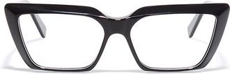 Bob Sdrunk Black Penny Acetate Rectangular Sunglasses