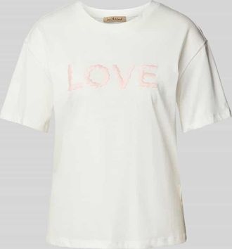 Smith & Soul T-Shirt mit Label-Stitching in Weiss, Gr&ouml;&szlig;e XL