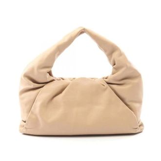 Bottega Veneta Pre-owned Shoulder Bags, female, Beige, Size: ONE SIZE Pre-owned Leather Pouch
