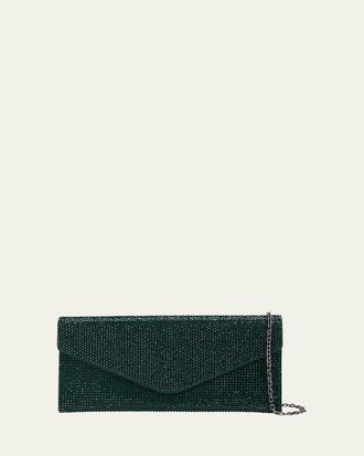 Judith Leiber Envelope Beaded Clutch Bag