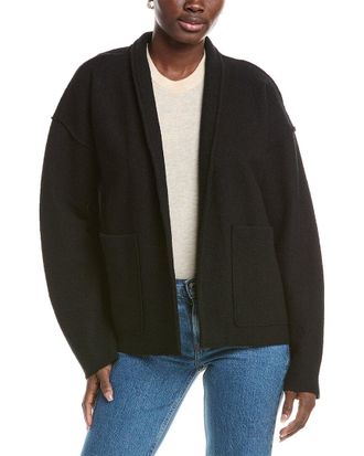 Eileen Fisher High Collar Wool Jacket