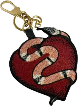 Gucci Pre-owned Keyring - Dames - Vintage Accessoires - Rood - ONE Size - Vintage