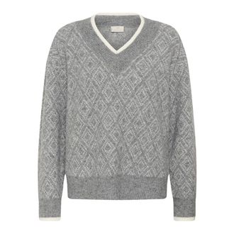 Kaffe Mujer, Jerseys, Gris, Talla: XS