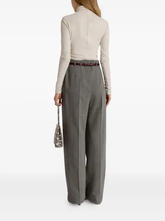 032c Wool Blend Tailored Trousers - Grey