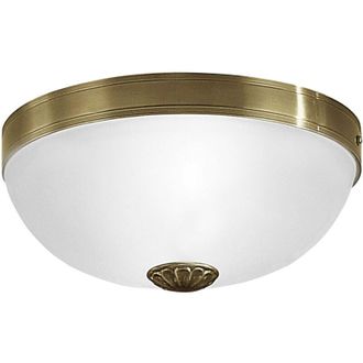 Eglo Eglo - Plafoniera Classico Imperial Metallo Ottone Brunito 2 Luci E27
