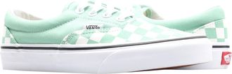 Vans Era Neptune Sneaker in True White/Checkerboard/Green Men Low-Top