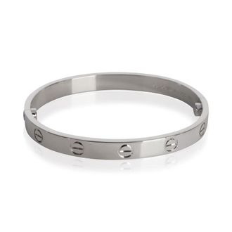 Cartier Pre-Owned Cartier White Gold Love Bracelet