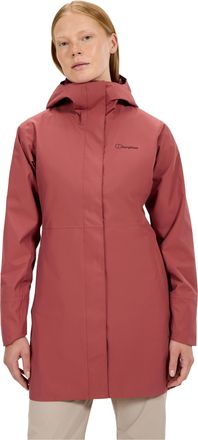 Berghaus Softshelljacke BERGHAUS OMEARA LONG SHELL JKT AF, Damen, Gr. XXL, corundum, Obermaterial: 100% Polyester. Futter: 100% Polyamid, Jacken Softshelljacke