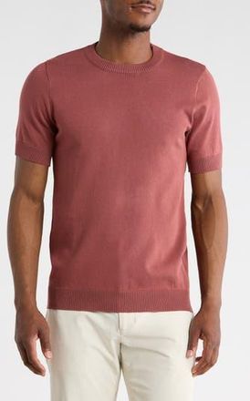 T.R. Premium Short Sleeve Knit Sweater in Mauve at Nordstrom Rack, Size Xx-Large