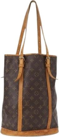 Louis Vuitton Pre-owned Bucket Bags, female, Brown, Size: ONE SIZE Pre-owned Bucket Bag