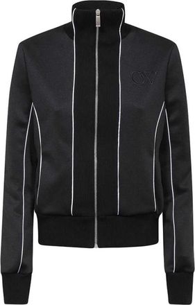 Off-white Dames, Sweatshirts & Hoodies, Zwart, Maat: M Katoen