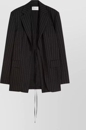 Sportmax wool blend embroidered double-breasted blazer