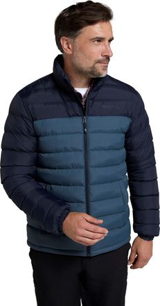Mountain Warehouse Vista Mens Padded Jacket - Water-resistant, Warm & Iso therm Puffer Coat with Padded Insulation, Everyday Use - Spring Summer, Walking & Outdoors Dark