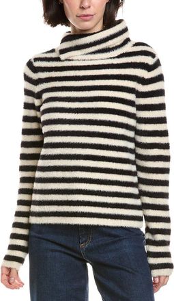 Vince Camuto Striped Turtleneck Top