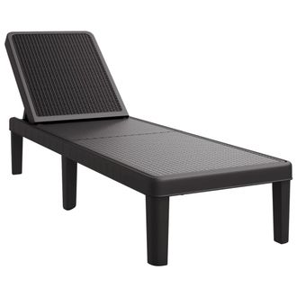 vidaXL Vidaxl - Tumbona Ajustable En 4 Alturas Polipropileno 155,5x57x28 Cm