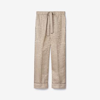 Burberry Sunflower Silk Pyjama Trousers