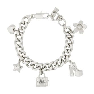 Marc Jacobs Bracciale Mini Icon Charm - - Accessories - Donna - Grigio - ONE SIZE