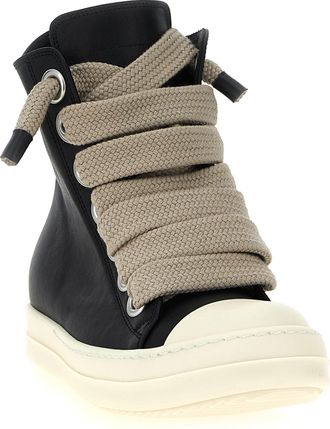 Rick Owens Calfskin High-Top Sneakers - Multicolor