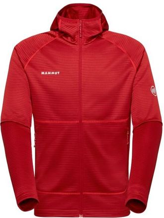Mammut Crag ML Hooded Jacket Fleecejacke f&uuml;r Herren | rot
