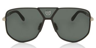 Philipp Plein SPP009M 0H70 Mens Sunglasses Grey Size 61