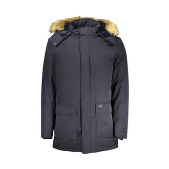 Guess Winter Jackets, male, Blue, Size: 2XL Winter Jackets