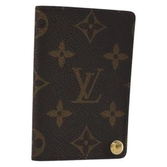 Louis Vuitton Pre-owned Card Case - Dames - Pre-owned - Bruin - Maat: ONE Size