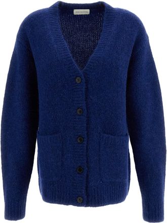 Dries Van Noten Tokas Cardigan In Alpaca And Merino Wool Blend