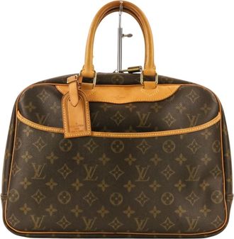 Louis Vuitton Brown Handbag Tote Bag (Pre-Owned)