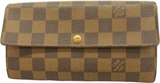 Louis Vuitton Ebene Long Wallet (Bi-Fold) (Pre-Owned)