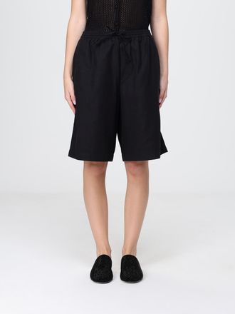 Dunst Bermuda in misto tencel e cotone con vita elasticizzata e coulisse