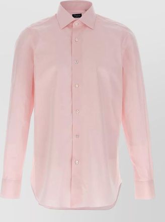 Finamore cotton long-sleeve shirt