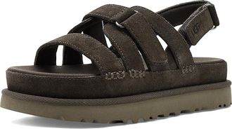 UGG Goldenstar Gleam Womens Sandals Dense Smoke : 6.5 B - Medium, Suede/Textile