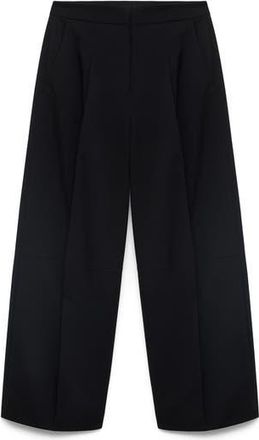 Mango Pleated Wide Leg Pants in Black at Nordstrom Rack, Size 4