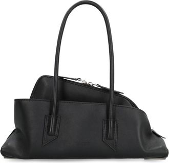 The Attico La Passeggiata Kleine Tas - Dames - Handtassen - Zwart - ONE Size - Leer - Tassen