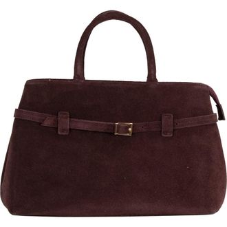Persaman New York Elspeth 92 Suede Shoulder Bag in Dark Red at Nordstrom Rack