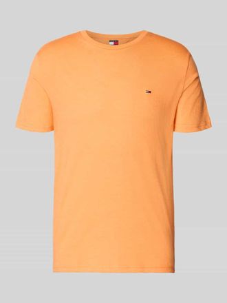 Tommy Jeans Slim Fit T-Shirt Modell TJM XSLIM JASPE HTR TEE E in Orange Melange, Gr&ouml;&szlig;e XXL