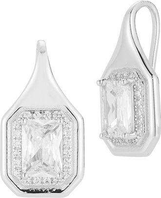 Glaze Jewelry Silver Cz Earrings