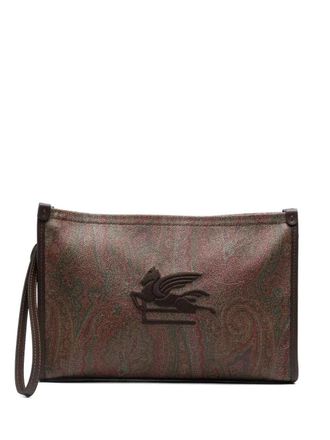 Etro Pochette Pegaso Paisley di Etro