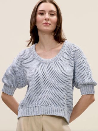 Rebecca Taylor Womens Thea Knit Sweater In Ivory