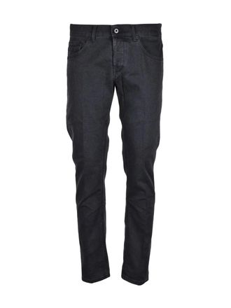 Dondup Black Ritchie Cotton Elastane Jeans